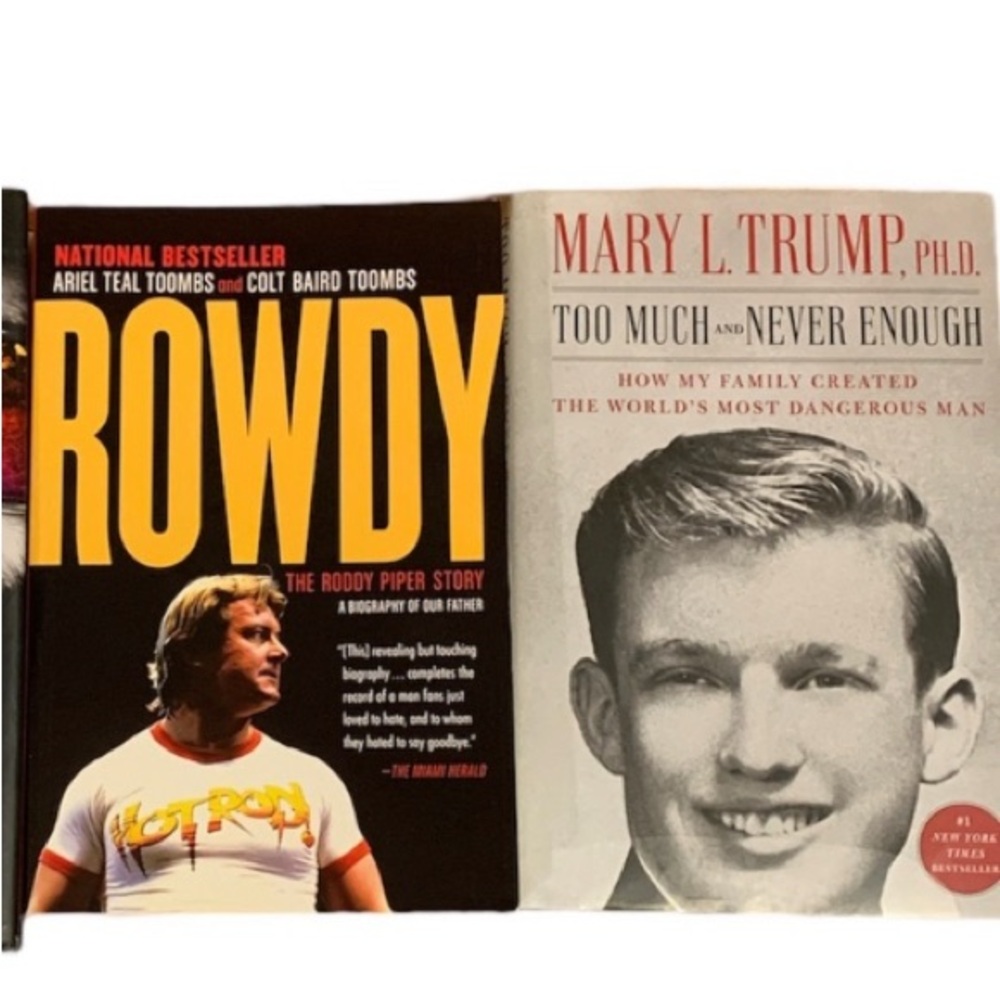 SALE!! Your choice $17 autobiography Trump or rowdy piper